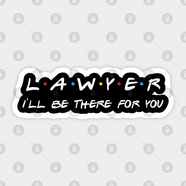 lawyer Sticker by CreativeShirt